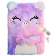 thumbnail image 1 of CIMAXIC Diary for Girls Plush Secret Diary Diary with Lock Adorable Writing Notebook for Girl,8.27"X6.1"X0.98", 1 of 4