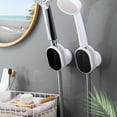 thumbnail image 4 of EGNMCR Bathroom Accessories Showerhead Bracket Universal Showerhead Nozzle Rack Without Punching Suction Cup Adjustable Bathroom Shower Base Black And Gray Shower head storage rack, 4 of 6