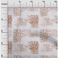 thumbnail image 1 of oneOone Tissu Tabby en Soie Marron Texture Aquarelle Matériel de Robe Tissu Imprimé Tissu au Mètre 42 Pouces de Large, 1 of 1