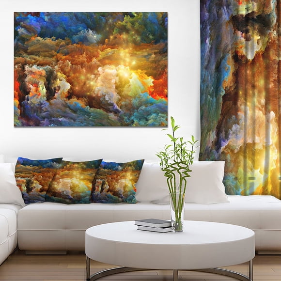 Design Art What Colors May come Canvas Print
