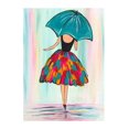 thumbnail image 1 of Generic 5D DIY Diamond Painting Kit - Elegant Girl with Umbrella Back View, 30x40cm, Multicolor Acrylic Rhinestones, Home Decor for Living Room & Bedroom, 1 of 6