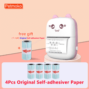 Mini Portable Thermal Printer  TIKTOK Gifts for Kids  Pocket Printer for Pictures/Retro-Style Photos/Notes/Lists/Label/Memo/QR Codes  Bluetooth Wireless Smart Printer with Android or iOS