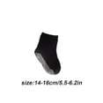 thumbnail image 1 of 6 Pieces Kids Stockings Socks with Nice Elasticity Comfortable Wearing Simple Style Good Craftsmanship Hose Keep Crawing medium black 14-16, 1 of 6