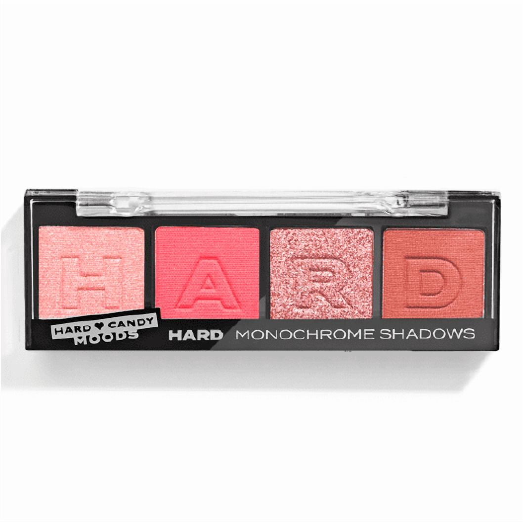 Hard Candy, Moods Shadow Palette, 4 Bold & Buildable Monochromatic Shades, HARD