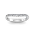 thumbnail image 1 of 3/8ctw Diamond Wedding Band in 10k White Gold, 1 of 2