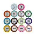 thumbnail image 4 of 100Pcs Bar Game Clay Chips Set Texas Hold', 4 of 8