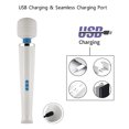thumbnail image 4 of Jinsinto Authentic Magic Wand Massager Rechargeable HV-270 – Cordless Multi-Function Variable-Speed with Soft Silicone Head and Ultra-Powerful Motor for Deep, Rumbling, Muscle Relaxing, 4 of 5