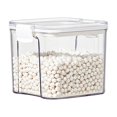 thumbnail image 1 of EIGTHTAIL Food Storage Containers Clearance! Plastic Food Storage Containers with Lids Small Airtight Containers Square School Lunch Containers for Children Leftover Food Containers Clear, 1 of 9