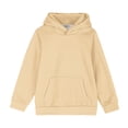 thumbnail image 3 of MeetoTime Girls Boys Oversized Hooded Sweatshirt Long Sleeve Crewneck Solid Color Kids Fall Winter Pullover Tops, 3 of 6