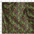 thumbnail image 4 of Soimoi Green Rayon Fabric Wild Animal Skin Decor Fabric Printed BTY 42 Inch Wide, 4 of 6