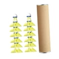 thumbnail image 3 of Lipstore Wind Resistant Badminton Shuttlecocks Professional for Gymnasium Accessories Yellow 12Pcs, 3 of 8