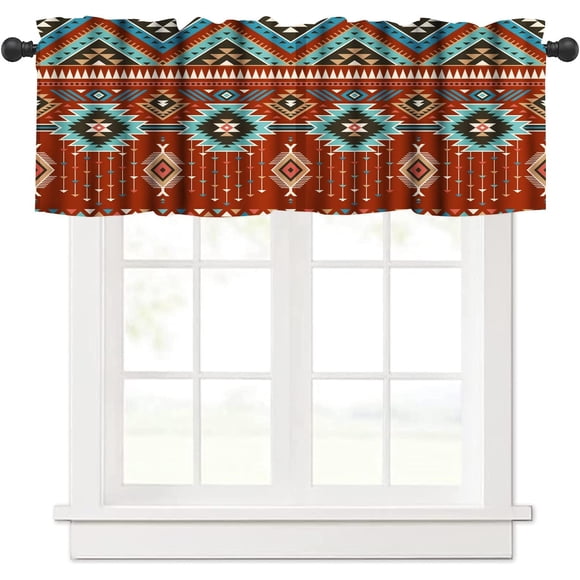 lkijhrd William Morris Kitchen Valance Retro Flower Strawberry Thief Floral Printed Small Window Treatments for Kitchen Living Room Bathroom Cafe Decor Rod Pocket Vintage Valances 54x18 I