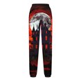 thumbnail image 5 of Birdeem Women Halloween Fashion Color Blocked Printed Drawstring Pants, 5 of 5