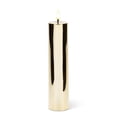 thumbnail image 1 of Set of 6 Pulsating 3D Gold Led Pillar Candle, 1 of 1