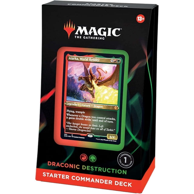 MtG Starter Destruction Draconique Deck Commander