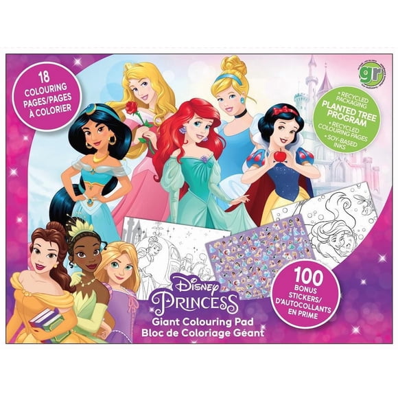 Disney Princess Giant Coloring Pad with Sticker