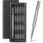 Kit d'outils pour l'outil d'utilisation à la maison, tournevis de set de cran & Ensemble de sockets -précision de l'outil combiné multi-usages 24 Dans 1 Ensemble de tournevis à vis compact, portatif, tout-en-un