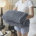 thumbnail image 2 of TACILIP 39.4x27.6in Soft and Thick Double Layer Raschel Blanket A Must Have Warming Artifact In Winter Suitable for Beds Sofas and Other Scenes Providing The Ultimatecomfort, Gifts for Him, 2 of 6