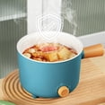 thumbnail image 3 of RKSTN Electric Cooker Hot Pot Mini Ramen Cooker Noodles Cooker Multifunctional Pot for Cooking Pasta Soup Portable Pot with Over Heating, 3 of 5