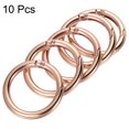 thumbnail image 3 of Unique Bargains Rose Gold Spring Gate O Ring Snap Clip Buckle, Zinc Alloy, 10 Pack, 3 of 5