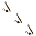 thumbnail image 4 of VONKY Stainless Steel Golf Club Brush Portable Handheld Replacement Solid Color Telescopic Double-sided Ball Brushes Orange with Lid 3Set, 4 of 6