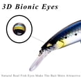 thumbnail image 3 of Leurres de Pêche 11cm 29g Long Lancer Minnow Appât Dur Double, 3 of 8
