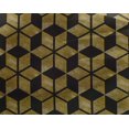 thumbnail image 4 of oneOone Georgette Viscose Gold Fabric Geometric Craft Projects Decor Fabric Printed By The Yard 42 Inch Wide, 4 of 4