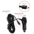 thumbnail image 2 of SNNROO Mini USB Port 5V 2A Car Charger Adapter For Car DVR Vehicle Charging w/3.5m Cable, 2 of 12