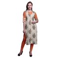 thumbnail image 1 of Bimba Kurta Droite en Rayonne Slub Imprimée Indienne Tunique à Manches 3/4 pour Femmes, 1 of 6