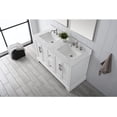 thumbnail image 3 of Vanity Art 54 Inch Double Sink Bathroom Vanity with Ceramic Sink and Engineered Marble Top, Without Mirror, 3 of 5