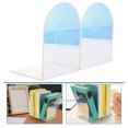 thumbnail image 3 of MultiFunction Acrylic Bookend Holder for Daily Use in Multi Color, Sturdy and Durable Design, Set of 2, 3 of 8