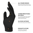 thumbnail image 4 of Gants de Compression en Cuivre pour Soulager la Douleur à la Main, Ajustables, Infusés de Cuivre, Réduire la Douleur, Augmenter la Circulation Sanguine, Aide à la Récupération pour Femmes et Hommes, 4 of 8