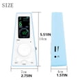 thumbnail image 1 of Digital Metronome with Timer Universal Electronic Metronome for Simple Volume Tempo Adjustable Electronic Metronome Battery for Guitar Piano Violin White, 1 of 9