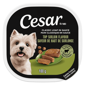 Cesar Classic Loaf in Sauce Top Sirloin Flavour Soft Wet Dog Food