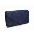 thumbnail image 3 of CHOK Lace Floral Envelope Handbag Evening Bag Wedding Bride Party Bag Coin Purses-White, 3 of 4