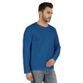 thumbnail image 2 of Inkmeso Men's Long Sleeve Cotton Basic Shirt Lightweight Solid T-Shirts, 2 of 7