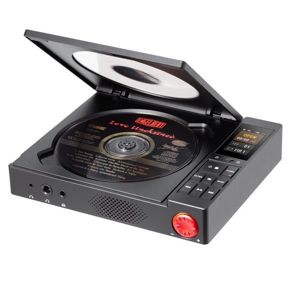 xDuoo CDM-10 3-Channel Headphone Amplifier and CD Player combo, Portable with Hi-Fi Tubes, Connects to PC/Tablet/Phone