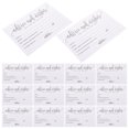 thumbnail image 2 of KAKOWELY Cartes de Bénédiction de Mariage 50 Pcs Cartes de Table de Mariage Inscriptibles Cartes de Bénédiction Banquet Cartes de Note de Table Fournitures de Mariage Cartes de Vœux Mr et Mrs, 2 of 5