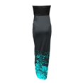 thumbnail image 4 of Robe Longue Maxi de Plage Asymétrique pour Femmes, Sans Bretelles, Froncée, Taille Haute, Portefeuille, Fendue, 4 of 4