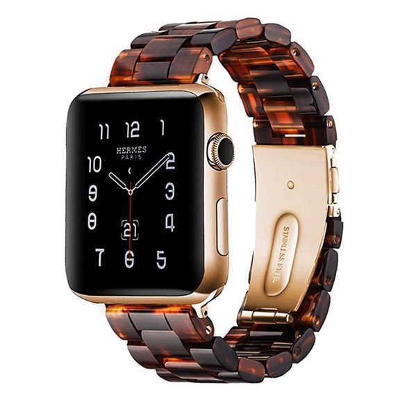 Apple Watch Band - Resin iWatch Band Bracelet Compatible with Slim Resin Wrist Band Replacement Watch Band Accessory for Apple Watch Series 5 Series 4 Series 3 Series 2 1 (38-40mm / 42-44mm )