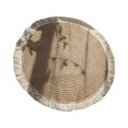 thumbnail image 2 of Soft Jute Area Rug Braided Room Area Rug Jute Tassel Design for Study Throw Rug Floor Mat 80cm, 2 of 9