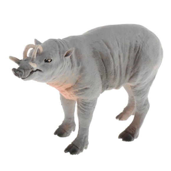 thinsony Simulation Animals Model Figure Kids Educational Toy Decor Babirusa