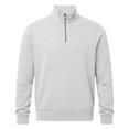 thumbnail image 4 of Migroa Essential Men's Quarter-Zip Sweatshirt -Solid Color Stand-Up Collar Design, Multiple Color Options, Premium Casual Wear Under $20, White 5Xl, 4 of 4