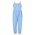 thumbnail image 1 of Girls Romper Solid Jumpsuits Rompers for Girls Sleeveless Rompers with Pockets Clothes for Girls 3T, 1 of 4