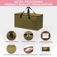 thumbnail image 5 of Dvruxg 4 Pack Moving Bags, Upgraded Heavy Duty, Moving Boxes Alternative, Packing Storage Supplies for Dorm Room Essentials with Zipper for Clothes, Large Totes for Packaging, 5 of 5