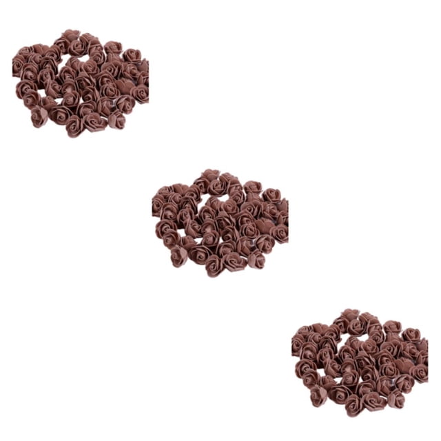 Transemion 500pieces Wreath Wedding House Decor Lasting Impression With These Exquisite coffee 3Set