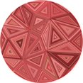 thumbnail image 1 of Ahgly Company Machine Washable Indoor Round Transitional Red Area Rugs, 3' Round, 1 of 7