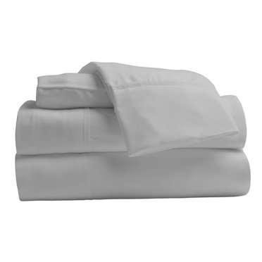 Comfy Bamboo World Series Ensemble de Draps en Microfibre 4 Pcs, Taille Très Grand, Gris