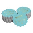 thumbnail image 1 of Inkdotpot Real Gold Foil Happy Holiday Tags Favor Hang Paper Tags 100 Piece, 1 of 6