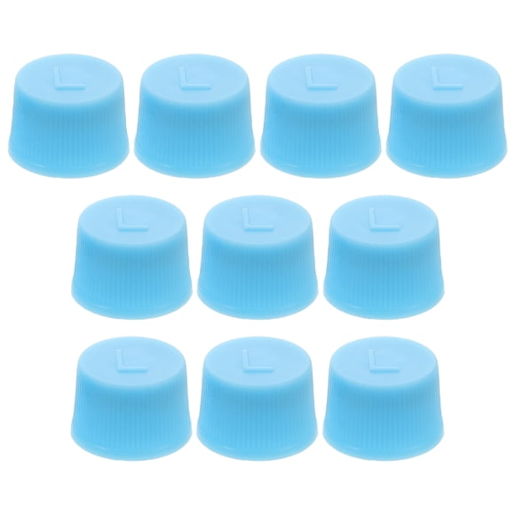 KAKOWELY car valve caps 10pcs Universal Car Air Conditioning Valve Caps Low Pressure AC Caps Leakproof Charging Caps Easy Installation Automotive AC Valve Covers